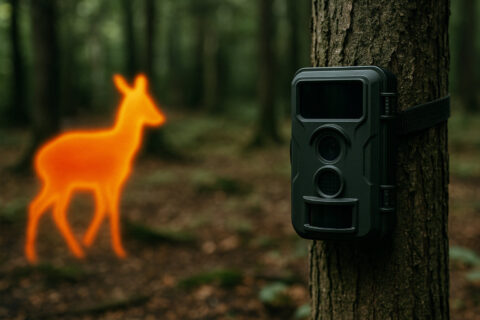 Wie ein Bewegungsmelder einer Wildkamera Wärmebewegungen erkennt