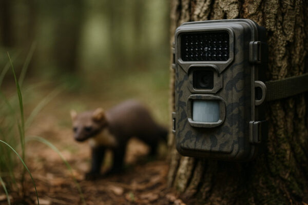 Wildkamera zeigt Unterschiede zwischen hoher und niedriger Sensitivität